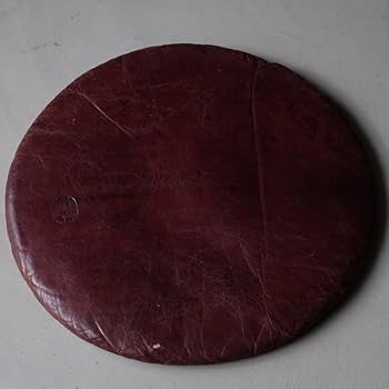 Amazon.co.jp: 02197 MOMIJIYASEI 革座布団 C/丸座布団 レザー